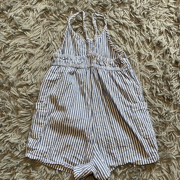 Blue and White Romper - Picture 2 of 2
